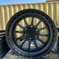 LOCK OFF-ROAD BAJA-7969MB 6x139.7 SIZE 17x9 ET:0mm MATTE BLACK W MATTE BLACK RING 