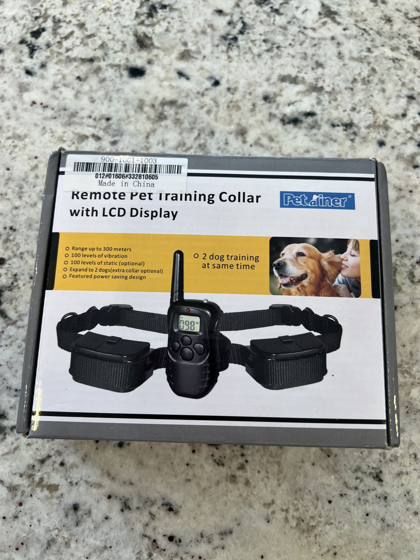 New in box dog training collar 2 pack with Remote