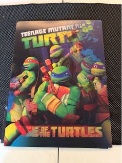 Tmnt 3d poster board 16x12