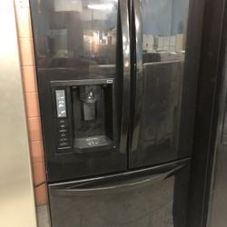 LG Black French Door Refrigerator 