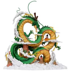 Dragon Ball Z 20cm Shenron And Son Goku Anime Figure Dbz Figurine Pvc Statue