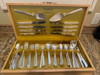 Mid-century Vintage Community Silver-plated Set