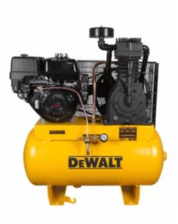 BRAND NEW DEWALT 30 Gallon Gas Air Compressor – 13 HP Honda Engine – Warranty Included