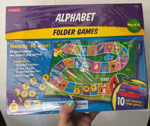 Lakeshore Alphabet Folder Games Pre K-K