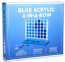 Blue Acrylic 4-IN-A-ROW