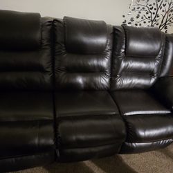 2pc Vacherie-Chocolate Reclining Sofa & Loveseat
