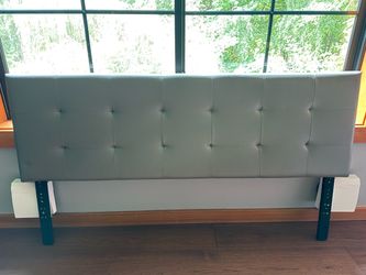 Faux leather headboard (queen)
