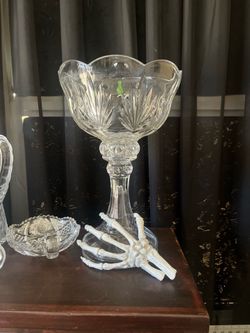 Crystal glass.