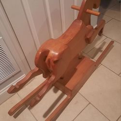 Solid Wood Handmade Rocking Horse 