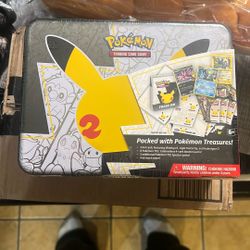 Pokemon Celebrations Pikachu Tin 30th Aniversey 