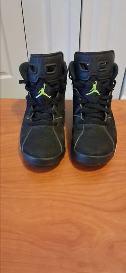 Nike Air jordans 6 retro electric green size 2y
