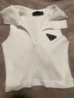 Prada white womens  shirt