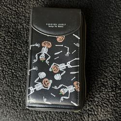 Halloween Skeleton Wallet/Phone Holder 