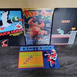 Vintage Style Metal Signs - Marvel, Nintendo, and More