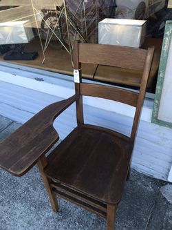 Vintage Oak School Desk