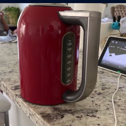 Red Kitchen Aide Electric Kettle