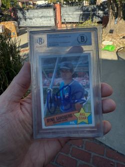 1985 Topps Ryne Sandberg All-Star Autograph