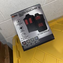 Battery Powered Heated Base layer Vest Xl