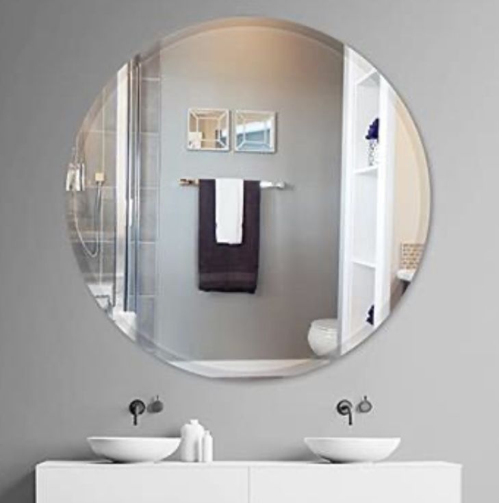 Frameless Mirror Round