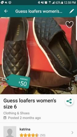 Guess loafers size 6