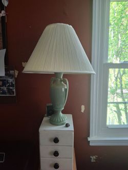 Seafoam green lamp