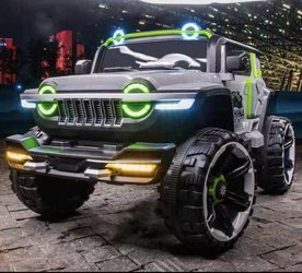 4x4 Jeep Ride On Car With Remote,Bluetooth  Sunday 1 Day Sale