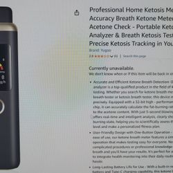 Professional Home Ketosis Meter Breath Analyzer 