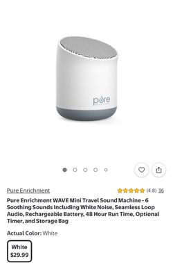 Pure Enrichment WAVE Mini Travel Sound Machine
