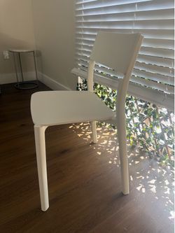 White IKEA chair
