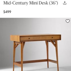 West Elm Mid Century Mini Desk 