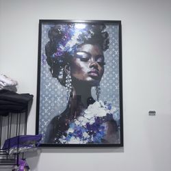 LV Canvas portrait w/ frame