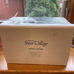 Dept. 56 Snow Village “Service Station”