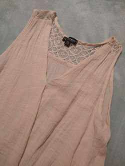 LA Girl Pink Lace Tank Top size M
