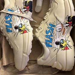 GUCCI X Disney Donald Duck Rhyton Leather Sneaker for Sale in