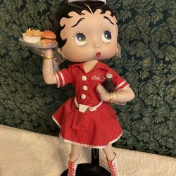 Vintage Coca Cola Betty Boop On Skating