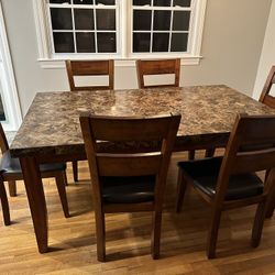 Dining Room Table and  6 Chairs