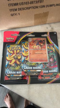 Mega evolution chaos rising 3 booster pack set