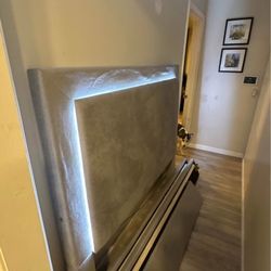 Gray Queen Bed