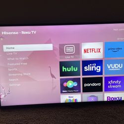 Hisense 50” Roku Tv  Model 50R7E