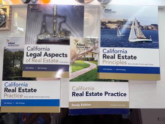 Allied Real Estate Schools California Textbook Set
