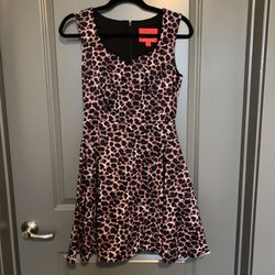 Purple Leopard Dress size 4 by Z Spoke 