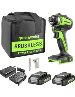 Greenworks 24V Brushless Impact Driver (Kit $29.99