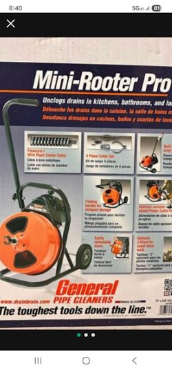Brand new in the box Sewer cleaning machine retails for about a $1,000 or more