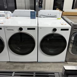 LG AI Front Load Washer 5.0 Cubic Ft. And Gas Dryer Laundry Pair💥FINANCING AVAILABLE 💥