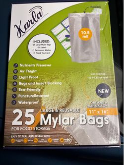 Mylar bags