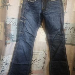3 BRAND NEW Pairs of  WOMENS  ARIAT  25 R REBAR DRSTR RIVETER JEANS ..$65 each obo 