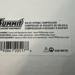 Valva Spring Compressor From Summit