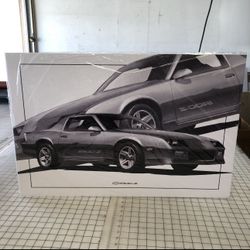 Poster Art Chevrolet Chevy IROC Camaro muscle car truck artwork classic lowrider race car