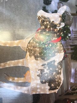 Christmas decoration illuminated figure