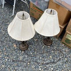 X2 Lamps Lights Living Too Bedroom